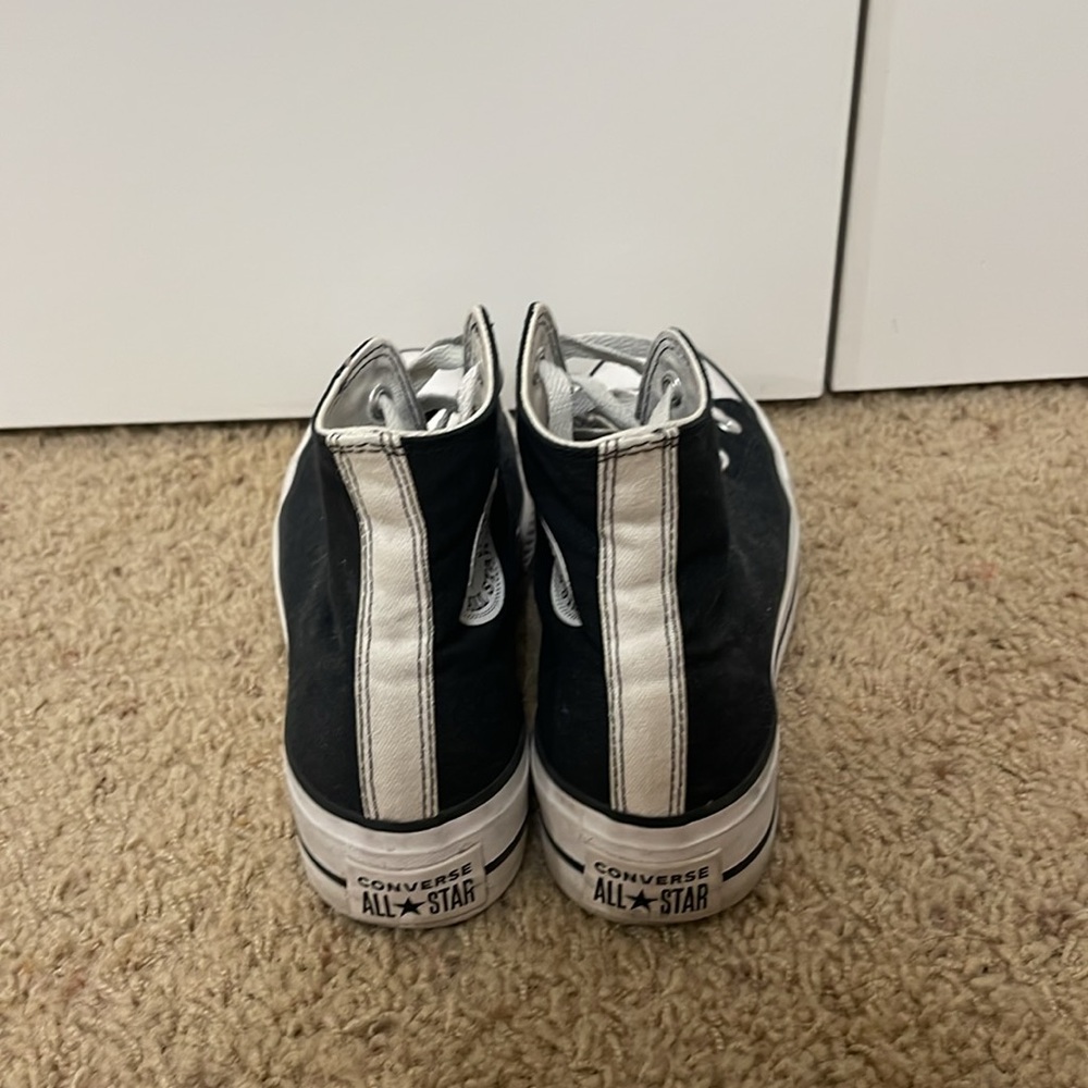 Black Platform Converse - image 4